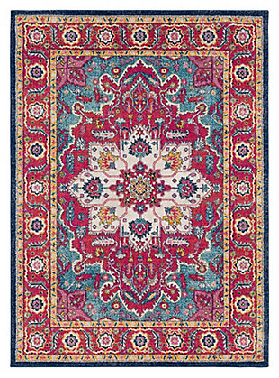 Home Accents Harput 5' 3" X 7' 3" Area Rug, Red, large