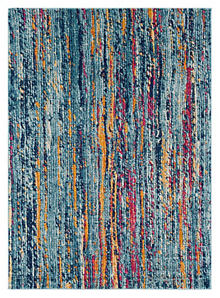 Home Accents Harput 2' X 3' Area Rug, Blue, large