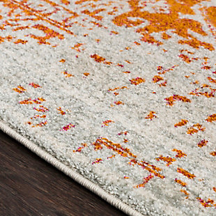 The vibrant and eclectic designs in surya's harput collection will set your space apart with a splash of color and edgy style. The tight patterns and vibrant untraditional colors in this polypropylene rug are sure to catch the eye of visitors. This collection is machine made in turkey and easily cleaned.Machine made | Easy care, no shedding, printed | No backing | Pantone colors:  17-1046, 15-6304, 19-1860, 12-0304
