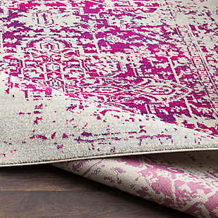 The vibrant and eclectic designs in surya's harput collection will set your space apart with a splash of color and edgy style. The tight patterns and vibrant untraditional colors in this polypropylene rug are sure to catch the eye of visitors. This collection is machine made in turkey and easily cleaned.Machine made | Easy care, no shedding, printed | No backing | Pantone colors:  19-1860, 15-6304, 19-4030, 12-0304