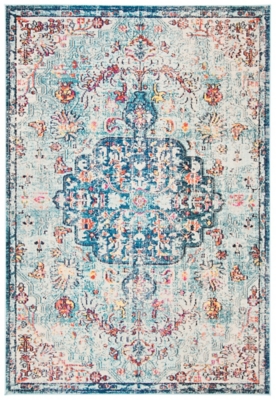 Safavieh Madison 4' x 6' Area Rug, Navy/Light Blue, large