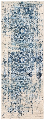 Home Accents Harput 2' 7" X 7' 3" Runner, Blue, large