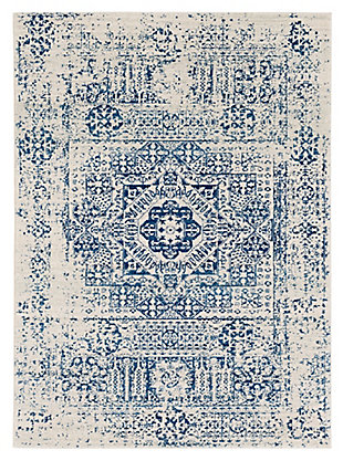 Home Accents Harput 3' 11" X 5' 7" Area Rug, Blue, large