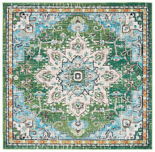 Safavieh Madison 6'-7 x 6'-7 Square Area Rug, Turquoise/Green, rollover