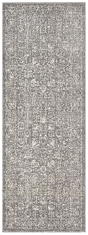 Home Accents Harput 2' 7" X 7' 3" Runner, Gray, large
