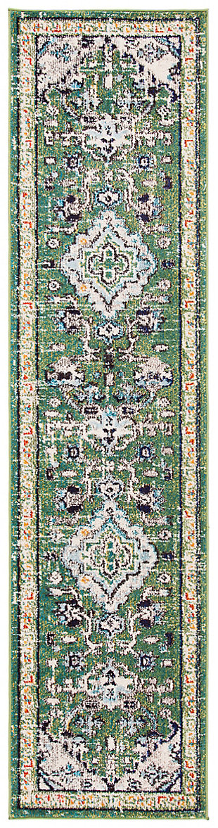 Safavieh Madison 2'-2 x 4' Accent Rug, Green/Turquoise, rollover