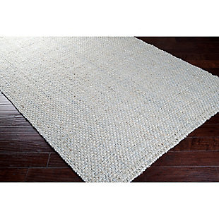 Home Accents Jute Woven 2' X 3' Area Rug, Gray, rollover