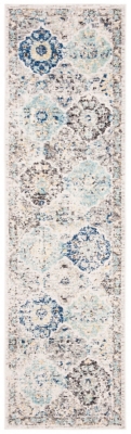 Safavieh Madison 2'-3 x 10' Runner, Ivory/Aqua, large