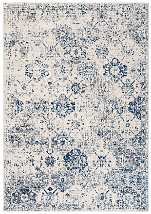 Safavieh Madison 5'-1 x 7'-6 Area Rug, White/Royal Blue, large