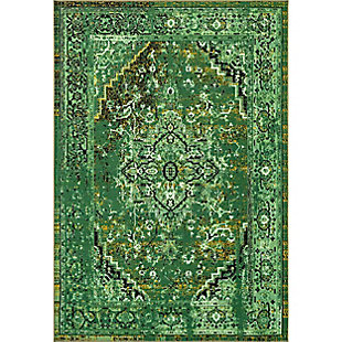Nuloom Reiko Printed Bold Persian Area Rug, Green, large