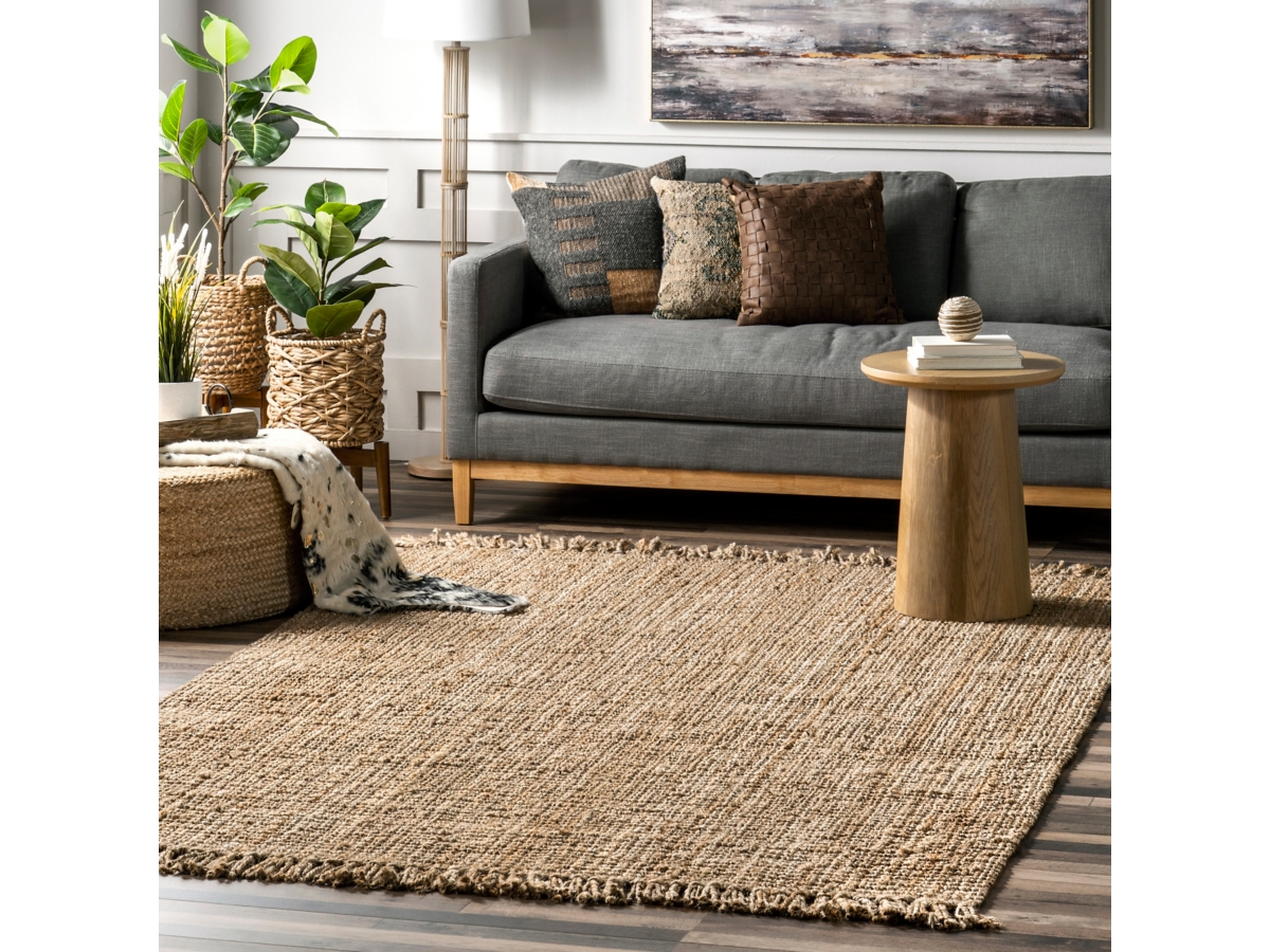 Nuloom Daniela Farmhouse Chunky Jute Area Rug | Ashley
