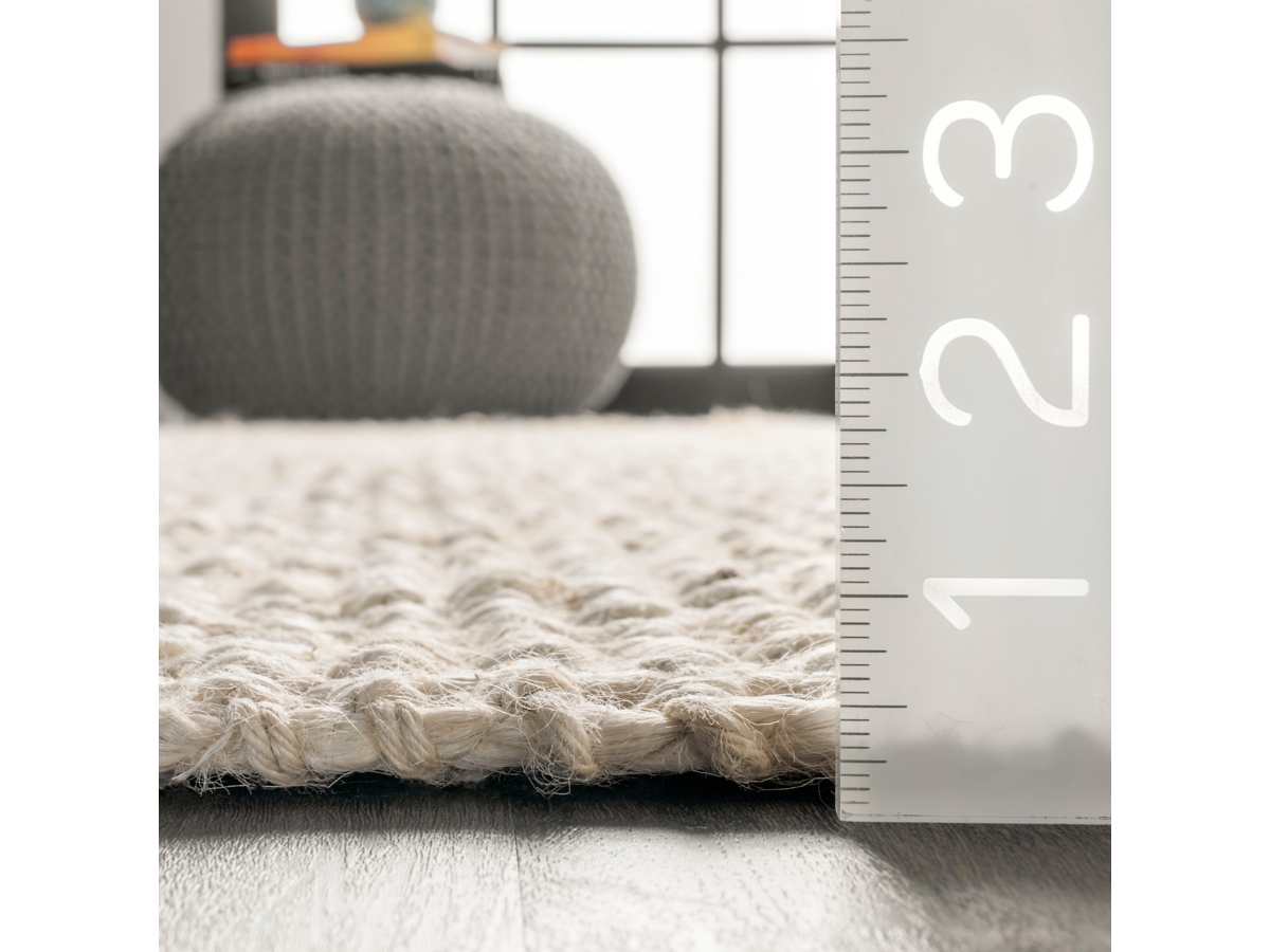 Nuloom Daniela Farmhouse Chunky Jute Area Rug | Ashley