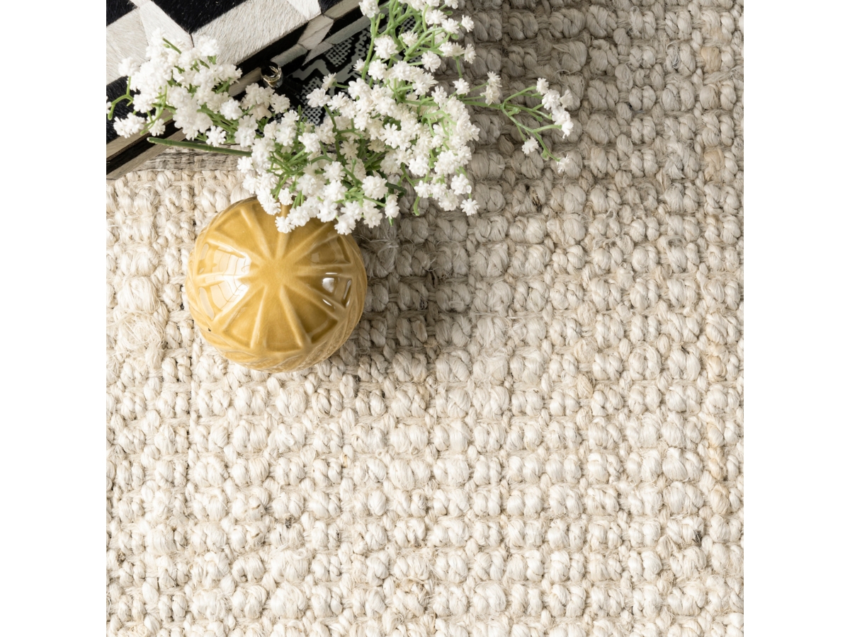Nuloom Daniela Farmhouse Chunky Jute Area Rug | Ashley