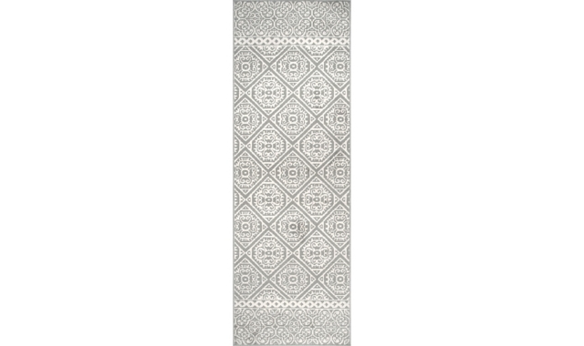 Nuloom Floral Tiles 2' 6" x 8' Runner Rug