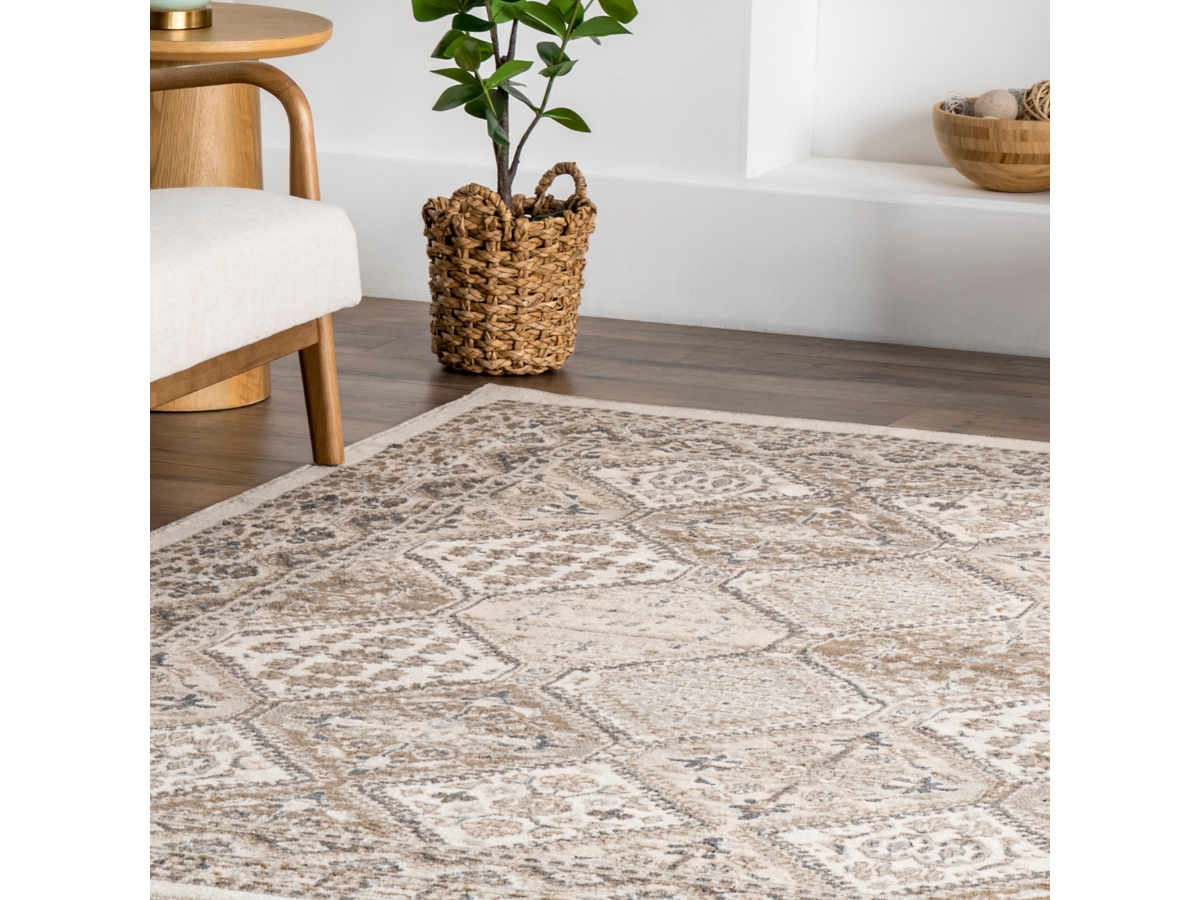 Nuloom Becca Traditional Tiled Area Rug | Ashley