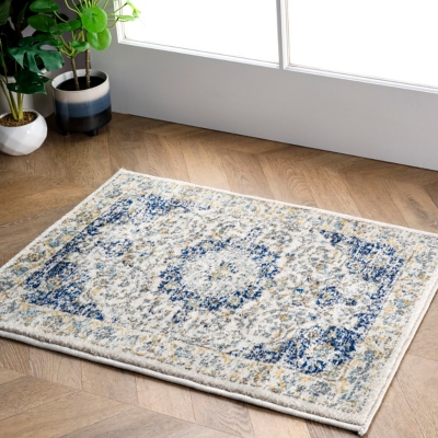 Nuloom Verona Vintage Persian Area Rug, Blue, large