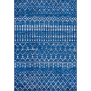 Nuloom Moroccan Trellis 8' 10" x 12' Area Rug, Blue, large