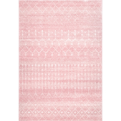Nuloom Moroccan Trellis 4' x 6' Area Rug, Pink, large