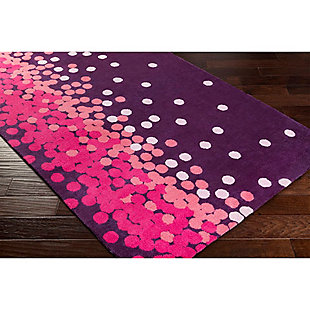 Home Accents Abigail 2' X 3' Rug, Purple/Pink, rollover