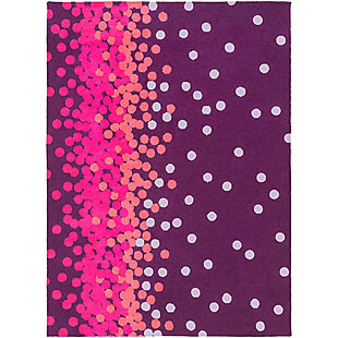 Home Accents Abigail 2' X 3' Rug, Purple/Pink, large