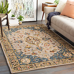 Home Accent Gallagher 6' x 9' Area Rug, Blue, rollover