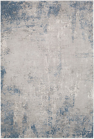 Home Accent Townes 2' x 2'11" Accent Rug, Blue, large