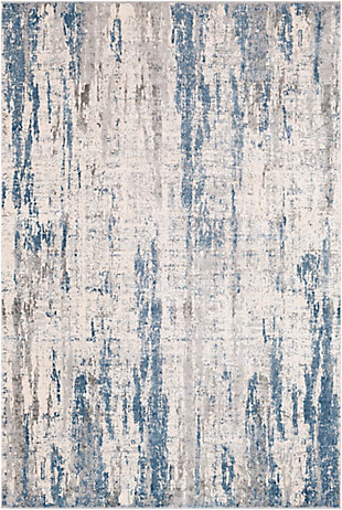 Home Accent Mclemore 6'7" x 9'6" Area Rug, Blue, large