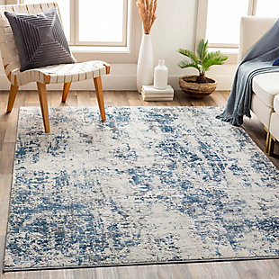 Home Accent Herring 2' x 2'11" Accent Rug, Blue, rollover