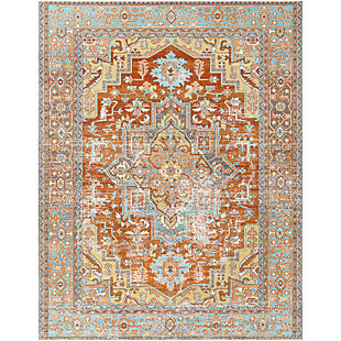 Home Accent Spade 6'11" x 9' Area Rug, Brown/Beige, large