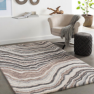 Home Accent Holmer 5'3" x 7'3" Area Rug, Brown/Beige, rollover