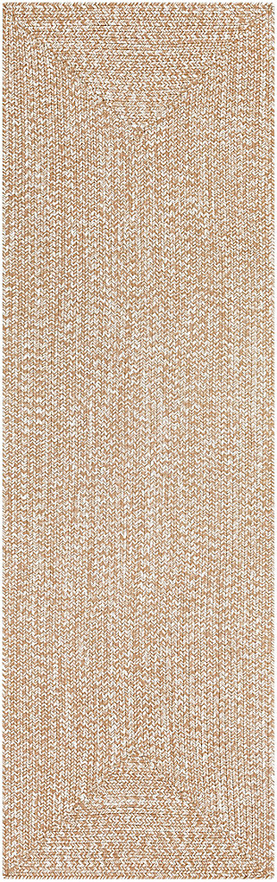 Home Accent Russum 2'6" x 8' Runner Rug, Brown/Beige, large