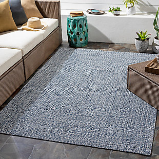 Home Accent Russum 6' x 9' Area Rug, Blue, rollover