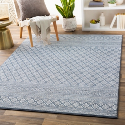 Home Accent Claybrook 5'3" x 7'7" Area Rug, Blue, large