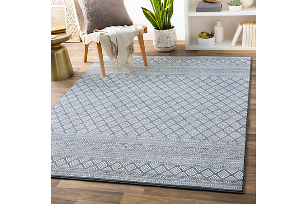 The simplistic, modern look of this piece might be subtle but it will bring a dramatic, trendy upgrade to your floors. Woven with polypropylene in Belgium, this durable piece is a soft, easy maintenance option while instantly inject style in to a room. Machine Woven | 100% Polypropylene | Easy Care | No Shedding | Imported