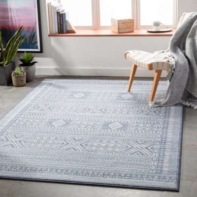 Home Accent Needham 5'3" x 7'7" Area Rug, Blue, large