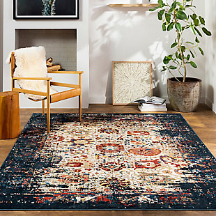 Home Accent Waits 5'1" x 7'5" Area Rug, Blue, rollover