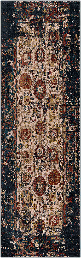 Home Accent Waits 5'1" x 7'5" Area Rug, Blue, large