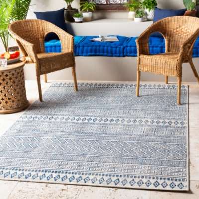 Surya Eagean 5'3" x 7'7" Area Rug, Blue, rollover