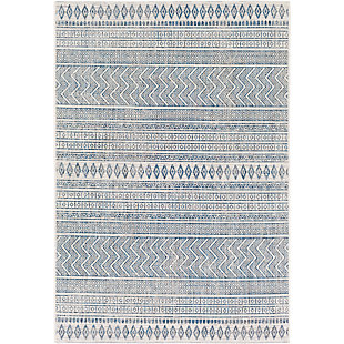 Surya Eagean Indoor/Outdoor Pattern Rug, Blue, large