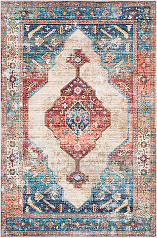 Home Accent Langden 2'6" x 4' Accent Rug, Blue, large