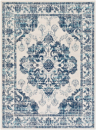 Surya Floransa 5'3" x 7'1" Area Rug, Blue, large