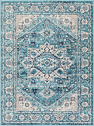 Surya Floransa 5'3" x 7'1" Area Rug, Blue, large