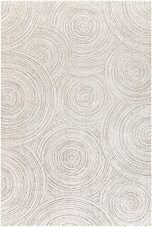 Home Accent Kiley 6'7" x 9'6" Area Rug, Brown/Beige, large