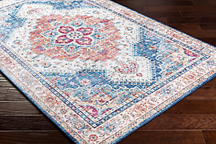 Home Accent Griffing 2'3" x 3'9" Accent Rug, Blue, rollover