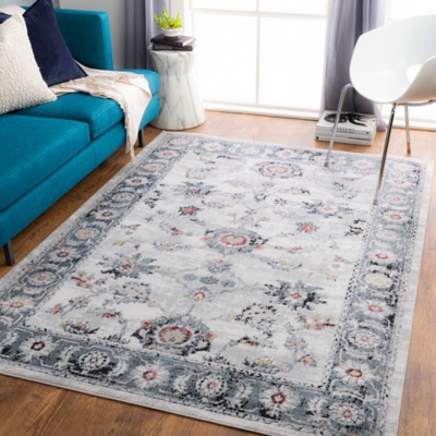 Home Accent Catrice 5'3" x 7'3" Area Rug, Black/Gray, rollover