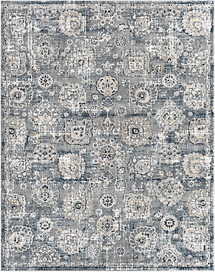 Home Accent Danika 7'10" x 10' Area Rug, Black/Gray, large
