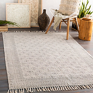 Home Accent Kerstin 3' x 5' Accent Rug, Black/Gray, rollover