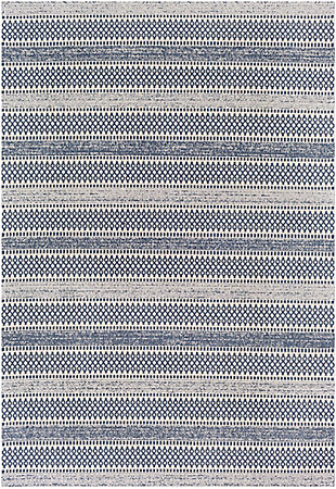 This piece seamlessly blends modern style with a global inspired design that brings a bohemian vibe to any room. Woven in Turkey with 100% cotton, this no pile rug showcases beautiful neutral colors that make it perfect for any space. Machine Woven | 100% Cotton | No Shedding | Easy Care | Imported