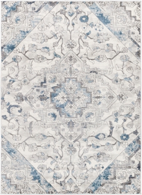 Home Accent Princess 5'3" x 7'3" Area Rug, Blue, large