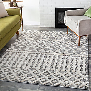 Home Accent Nadia 5'3" x 7'3" Area Rug, Brown/Beige, rollover